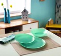 Serviciu de masa 18 piese Arty Soft Blue, Luminarc, opal, bleu