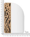 Oglinda decorativa Terry, Mauro Ferretti, 60x90 cm, MDF/sticla, multicolor