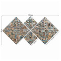 Set 4 tablouri decorative, 4MDF390474070, MDF, Imprimat UV, Multicolor