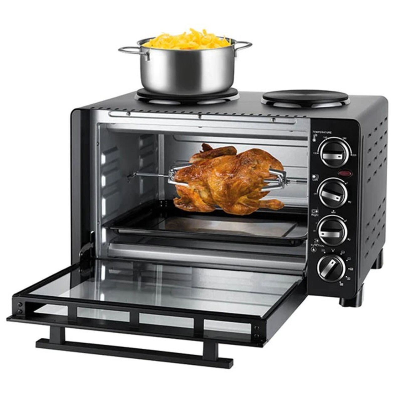 Cuptor electric cu 2 plite, All in One, 30L, 1500W - Unold - view 2
