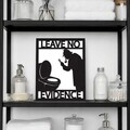 Tablou decorativ, No Evidence, Dimensiune: 20 x 25 cm, Alb/Negru