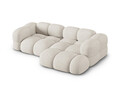 Coltar dreapta 3 locuri, Loretto, Cosmopolitan Design, 250x147x68 cm, tesatura structurata, bej