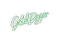 Decoratiune luminoasa LED, Gold Digger, Benzi flexibile de neon, DC 12 V, Verde