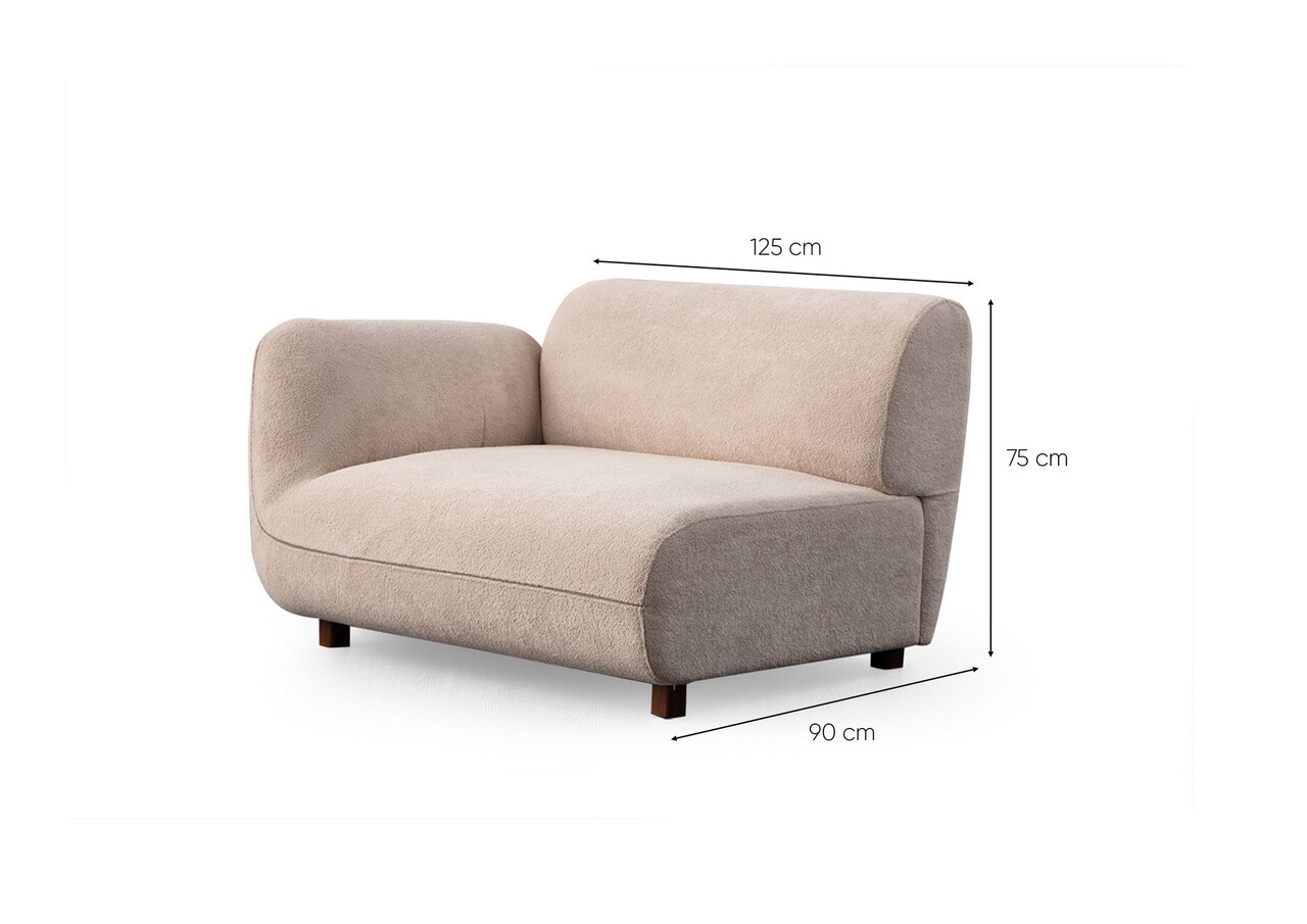 Coltar, Atelier del Sofa, 560ARE5259, Cadru: LEMN/PAL, Crem