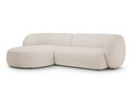 Coltar stanga 3 locuri, Kate, Micadoni, 285x176x76 cm, tesatura boucle, bej