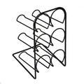 Suport pentru sticle de vin, Puqa Design, Jade, 20.5x22x34.5 cm, Metal, Negru