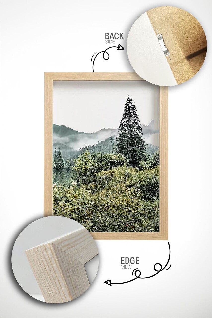 Set 2 tablouri decorative, Artcerceve5, MDF, Multicolor - view 3
