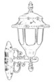 Lampa de exterior, Avonni, 685AVN1191, Plastic ABS, Negru