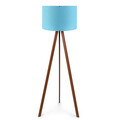 Lampadar, Insignio, 780SGN2453, 70% MDF/30% tesatura PVC, Albastru/Maro