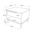Set dormitor pentru copii, Locelso, ON22-W, Alb