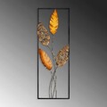 Decoratiune de perete, Timeyi 2, Metal, Dimensiune: 32 x 90 cm, Multicolor