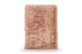Caiet notite, Plush, Tri-Coastal Design, 20 x 13.5 cm, roz/maro