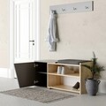 Pantofar Fiona, Decortie, 104x37x47 cm, PAL melaminat, oak/antracit