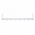 Cuier cu montare pe usa Wenko, 57 x 4 x 11 cm, plastic, alb