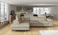 Coltar extensibil stanga 4 locuri, ELTAP, Anton, 272x203x85 cm, lemn/poliester, bej