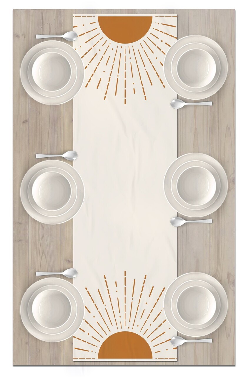 Traversa de masa, Artrunmin-77, 40x135 cm, Poliester, Multicolor — imaginea 2