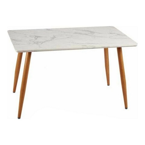 Masa Marble Effect, Gift Decor, 120 x 70 x 75 cm, PAL melaminat/MDF, maro/alb Masute living
