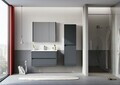 Dulap de baie cu chiuvetă, Hanah Home, Arno 85, Antracit