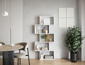 Raft de perete ELTAP, Shellf, 80x20x180 cm, PAL/PVC, alb