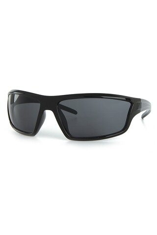 Ochelari de soare pentru barbati APSN001001, Aqua Di Polo, plastic, negru