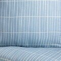 Lenjerie de pat Grila, Homla, 140x200 cm, bumbac, albastru