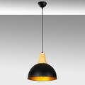 Lustra Opviq Saglam, E27, 100 W, negru