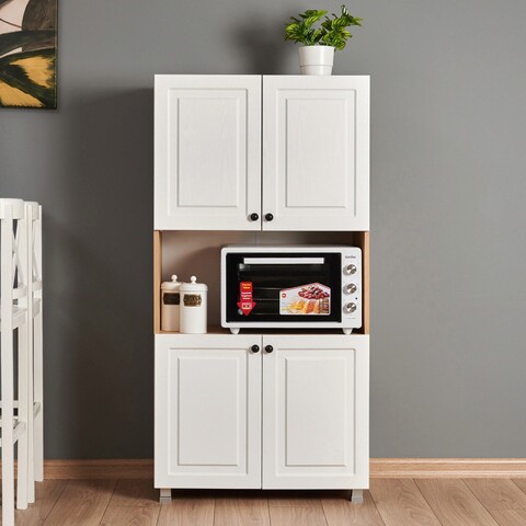 Dulap multifunctional, tuvalle, tuvalle 019, 80x160x39 cm, pal, stejar safir / nuc