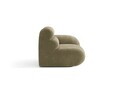 Modul canapea dreapta 1 loc, Neo, Micadoni Home, 110x100x83 cm, tesatura Chenille, verde oliv deschis