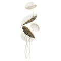Decoratiune de perete InArt Leaves, 28 x 88 cm, fier