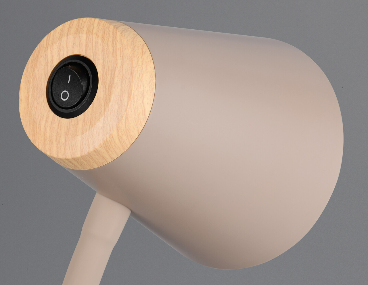 Lampa de masa Pongo, RL, 9.5x33 cm, 4.5W, 1x SMD, plastic, bej/natur