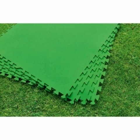 Set 9 placi pentru pardoseala bestway puzzle, 78x78 cm, polietilena, verde