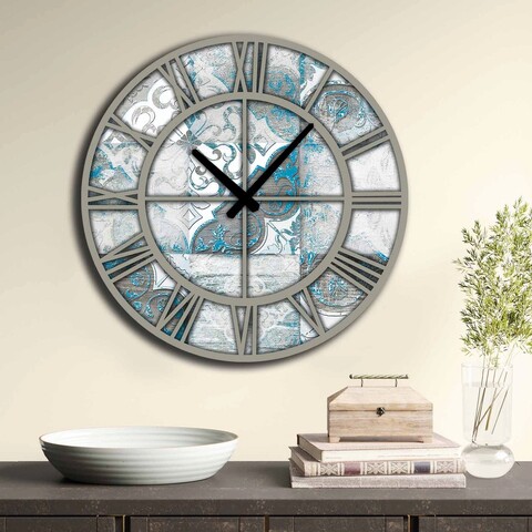 Ceas de perete, 5050ms-025, mdf, ø50 cm, multicolor