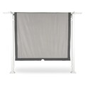 Pavilion pentru gradina / Gazebo, Shadow, L.360 l.269 H.225 cm, otel, alb/gri