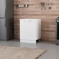 Dulap pentru bucatarie, Hanah Home, Minar, 60x87x58 cm, Alb