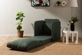 Canapea extensibilă cu 1 loc, Futon, 859FTN2883, Metal , Verde