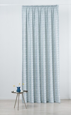 Draperie Mendola Interior, Parade, 140×260 cm, poliester, turcoaz Mendola Interior