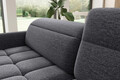 Coltar extensibil dreapta 3 locuri ELTAP, RT-05AS, Barea, 208x160x100 cm, lemn/poliester, gri inchis