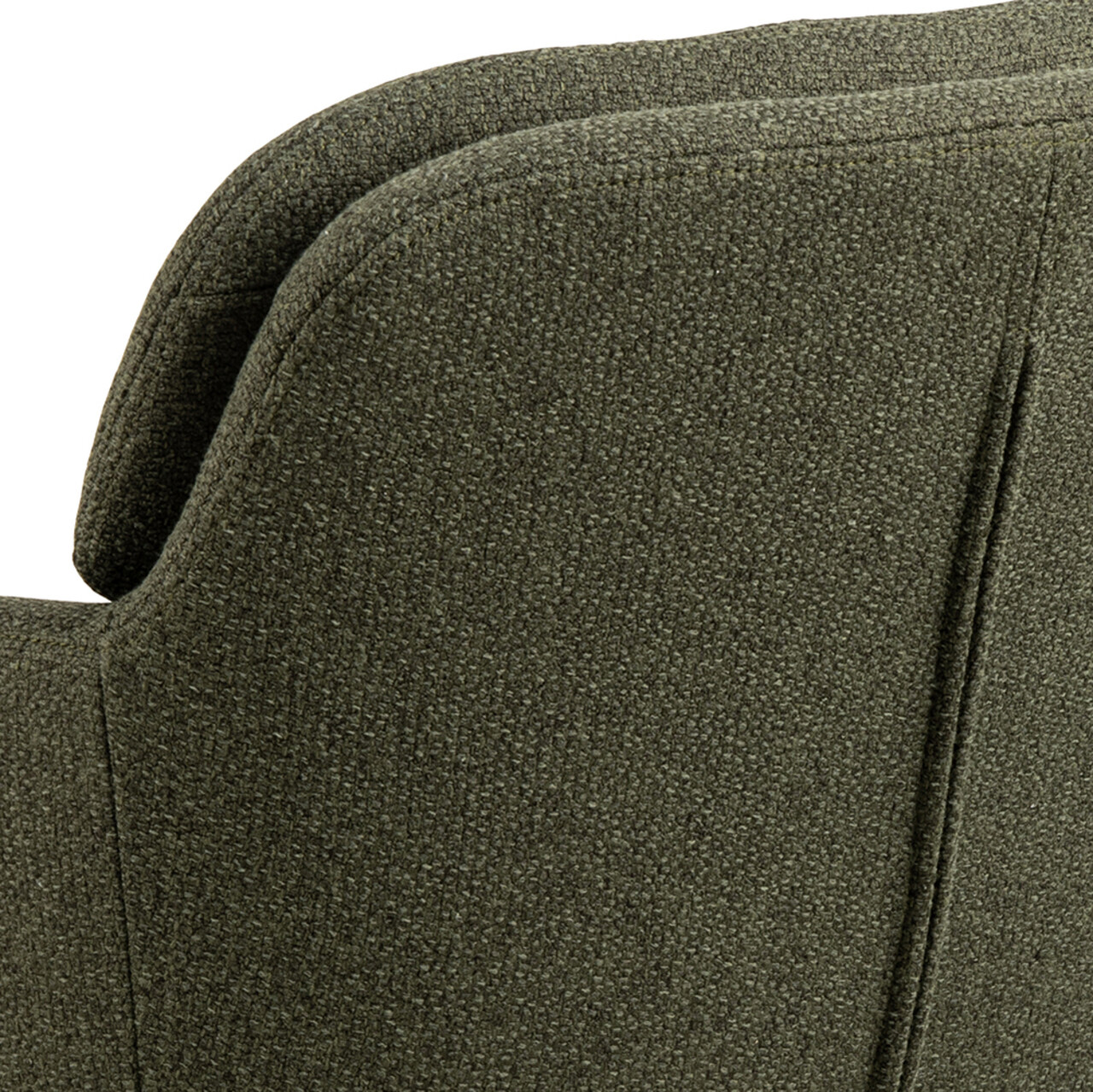 Scaun Dora, Actona, 58x59x84 cm, tesatura structurata/otel, verde - view 3