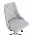 Scaun de birou Ian, Heinner, 42x42x79 cm, gri