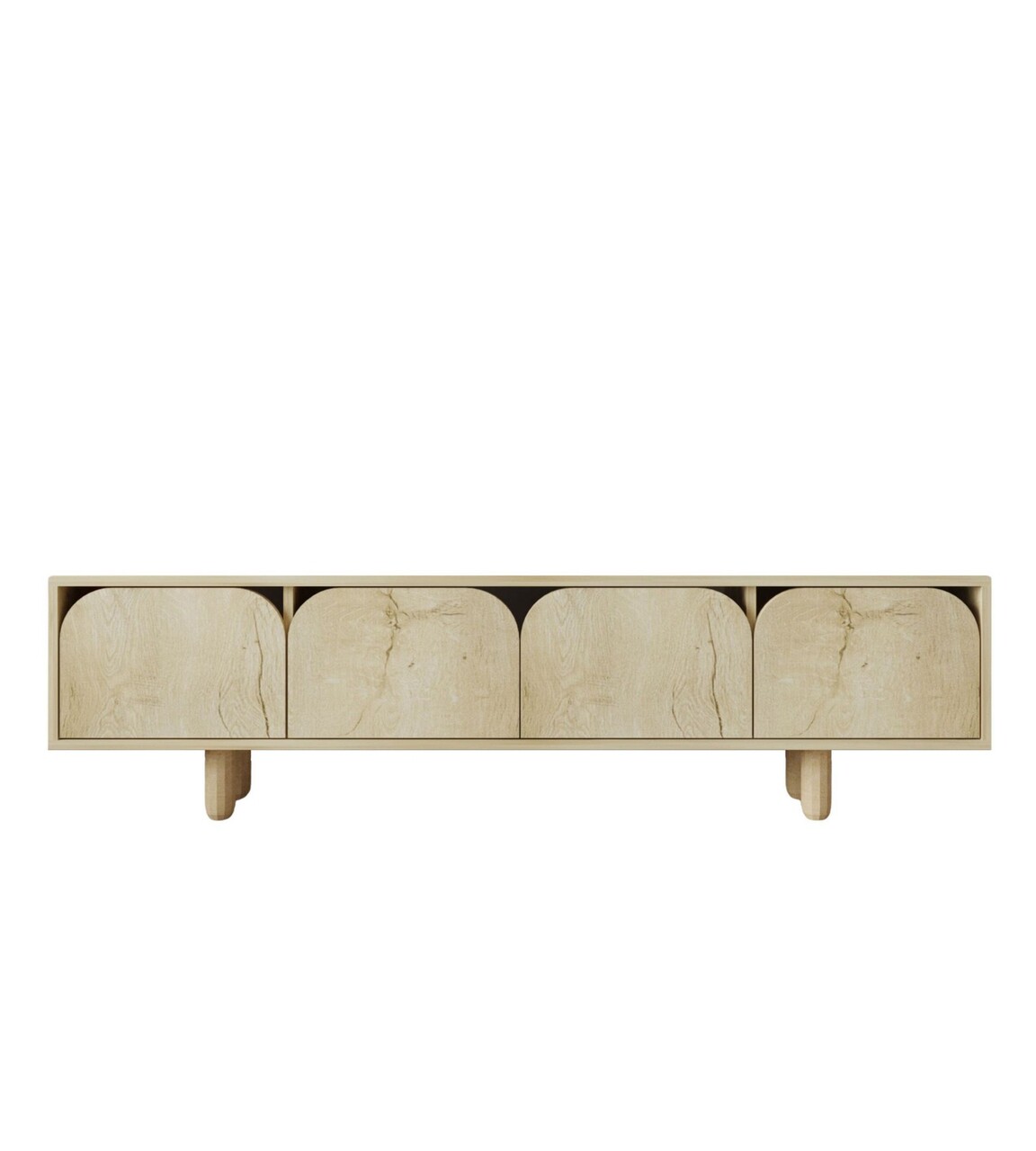 Comoda TV, Hanah Home, Lazio, 180x48x29.8 cm, PAL, Maro - imagine 4