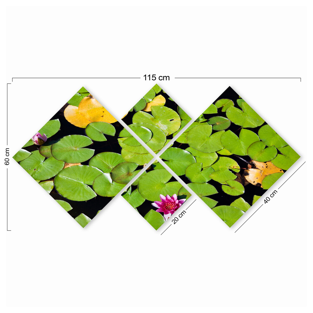 Set 4 tablouri decorative, 4MDF35762329, MDF, Imprimat UV, Multicolor