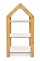 Raft universal, Hanah Home, Multipurpose Shelves 3, 50x100x30 cm, Natural / Alb / Galben