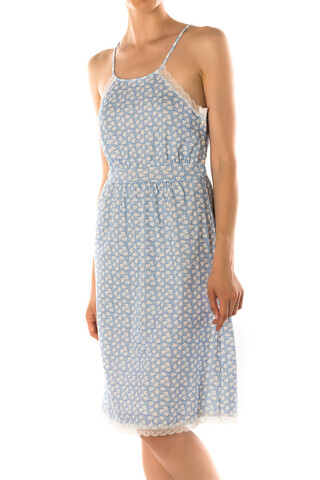 Camasa de noapte, 995mre1449 - s/m, miorre, bumbac, albastru