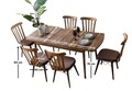Extendable Dining Table & Chairs Set (7 Pieces), Hanah Home, Fergana, Frame: 70% HORNBEAM/30% MELAMINE COATED CHIPBOARD, Maro