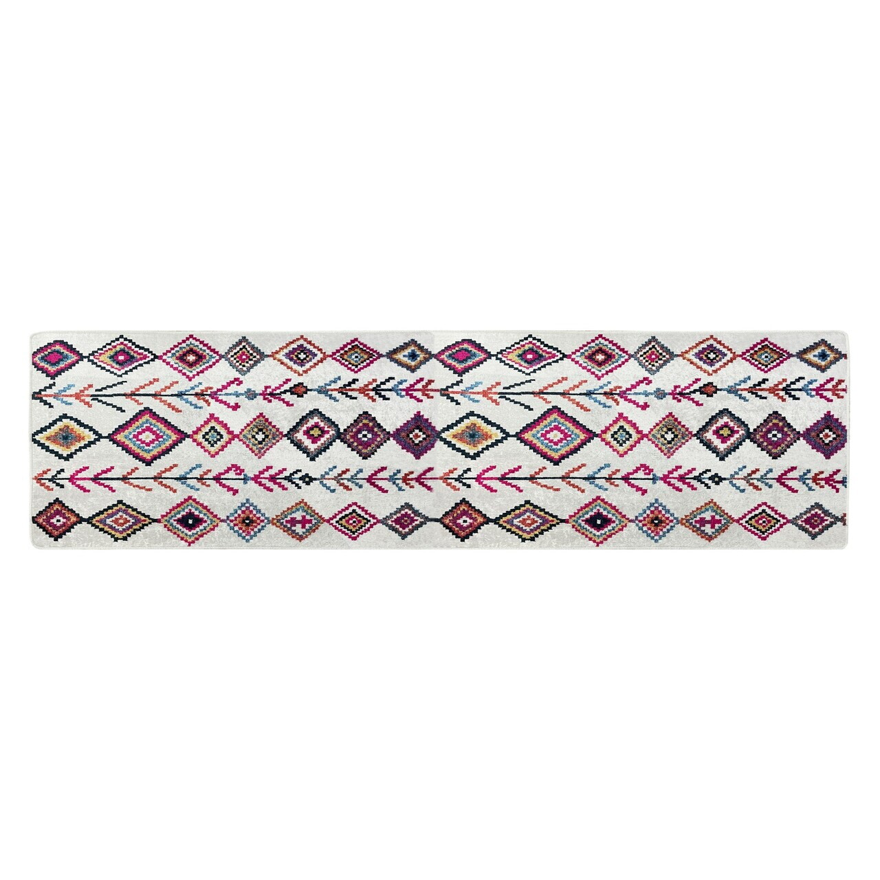 Covor, Raje Djt, 80x200 cm, Multicolor — imaginea 3