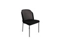 Set scaune 2 piese, Nmobb, Dore-150 V2, Metal, Gri/Negru