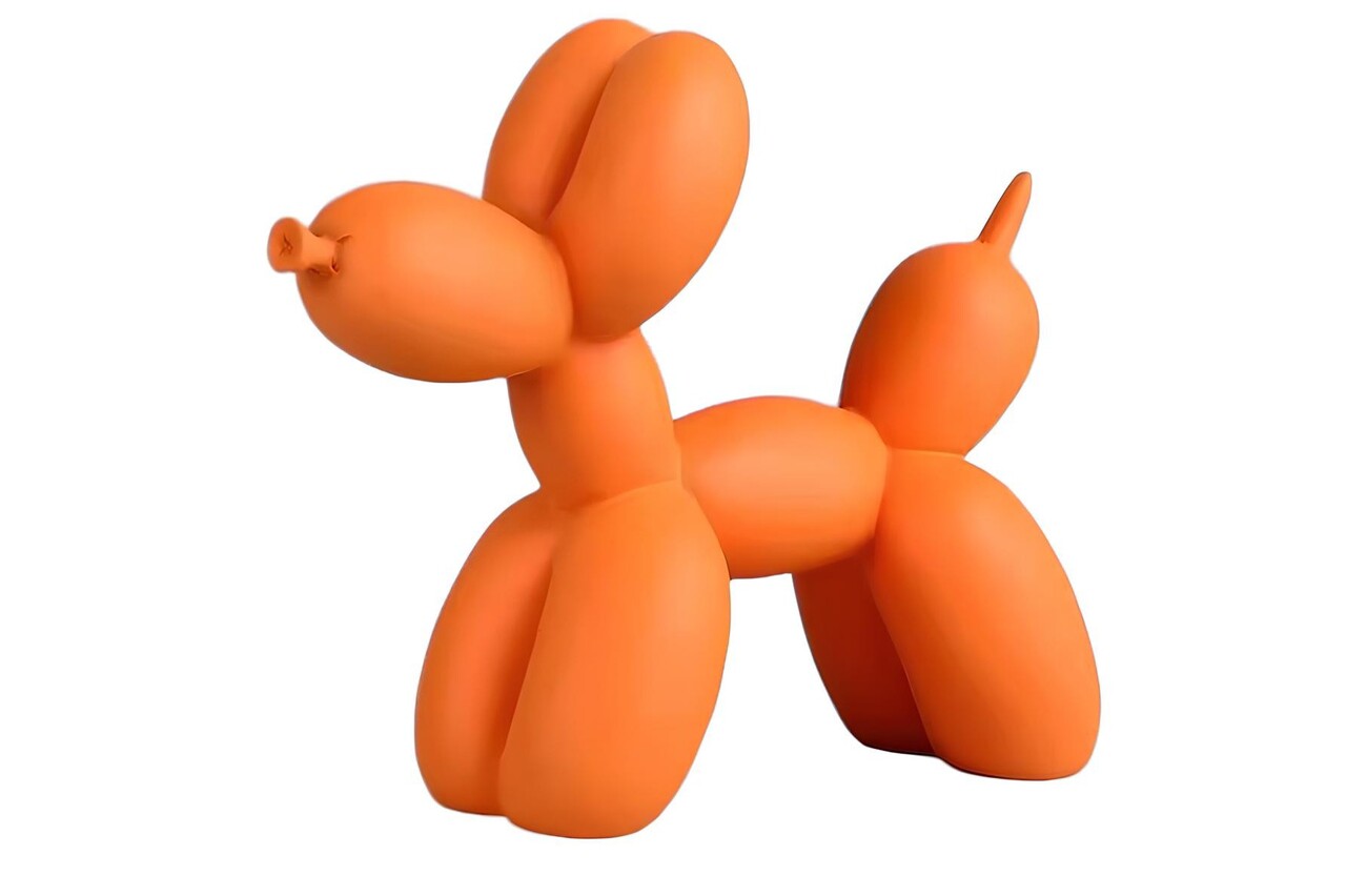 Decoratiune, CY0413, 17x8x22 cm, Poliester, Portocaliu