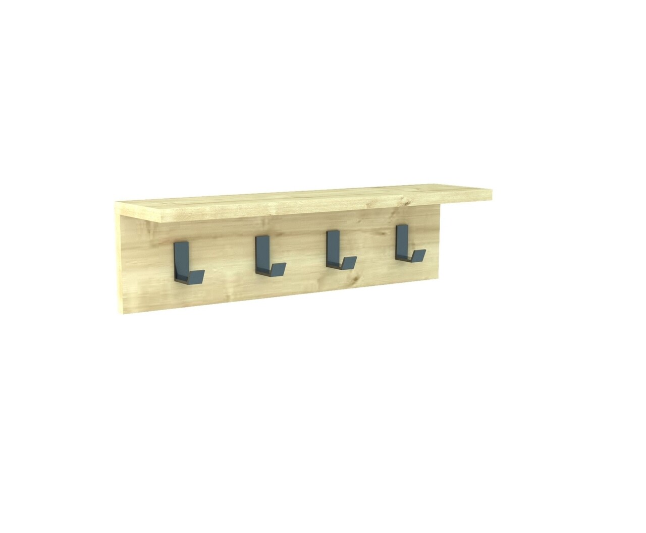Raft pentru perete Ayla, Puqa Design, 60x16,3x14,5 cm, safir