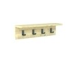 Raft pentru perete Ayla, Puqa Design, 60x16,3x14,5 cm, safir