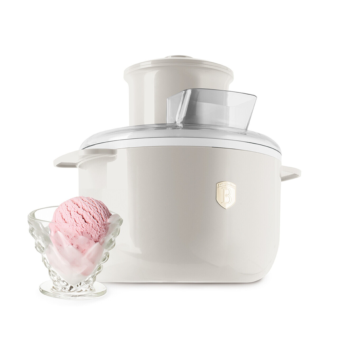 Aparat de facut inghetata Berlinger Haus, Sahara, 12W, 22.7x18.6x21.2 cm, aluminiu/plastic, crem - view 4